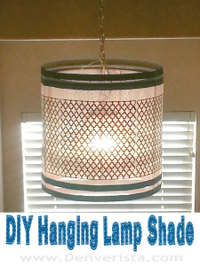 DIY Hanging Lamp Shade